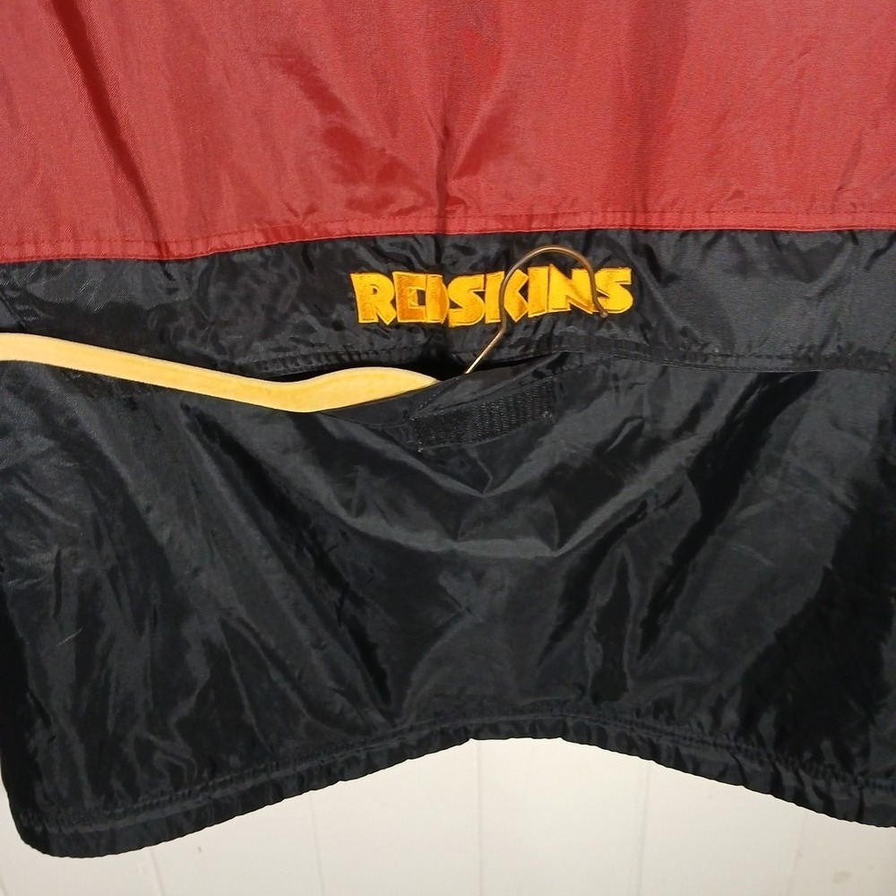 VTG 90s Washington Redskins REVERSIBLE NFL Jacket G-III Carl Banks Men's Large - Picture 4 of 16